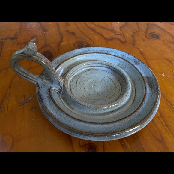 Rustic clay handcrafted Candle holder